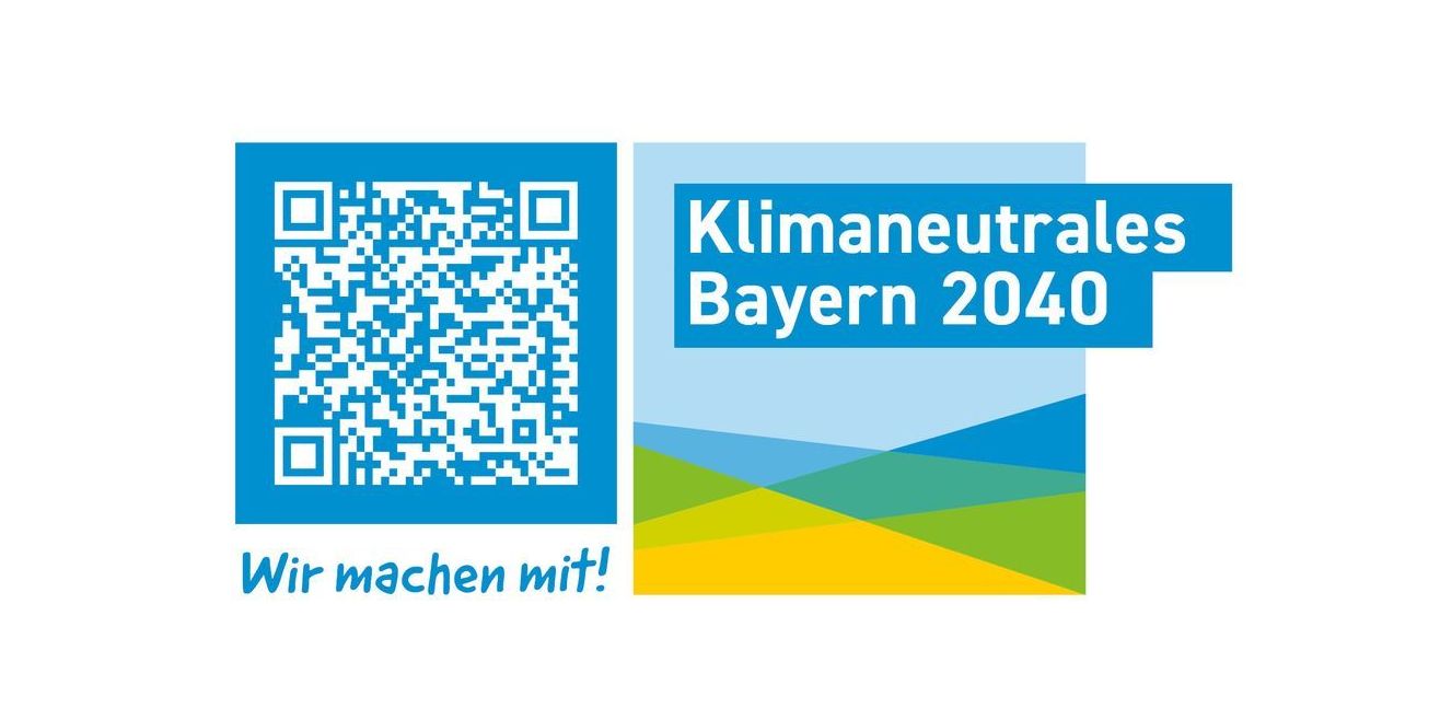 Aktionslogo Klimaneutrales Bayern